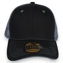 Gorra gabardina con malla detalle color en filo de visera