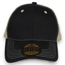 Gorra gabardina con malla detalle color en filo de visera