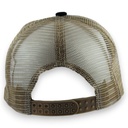 Gorra gabardina con malla detalle color en filo de visera