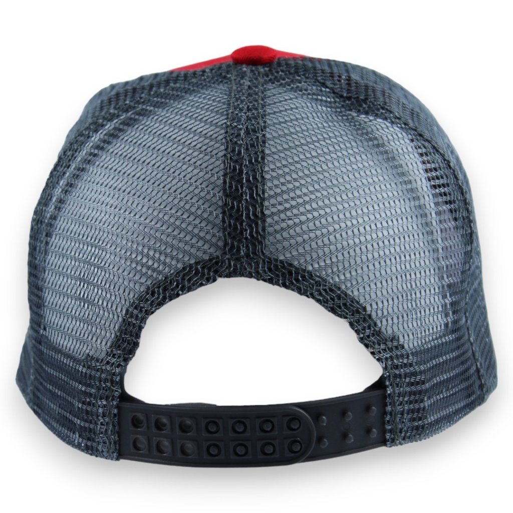 Gorra gabardina con malla detalle color en filo de visera