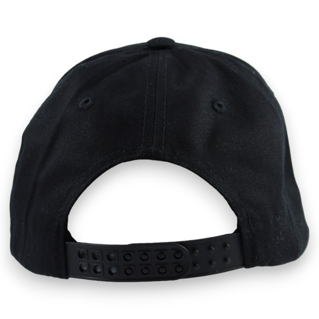 Gorra gabardina semiplana con refuerzo