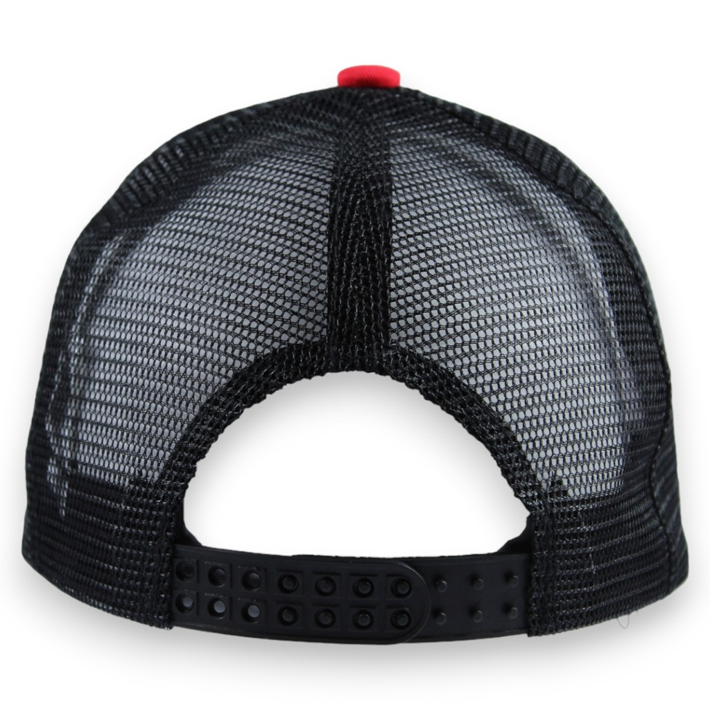 Gorra GCMCAPS gabardina con malla base de color gris