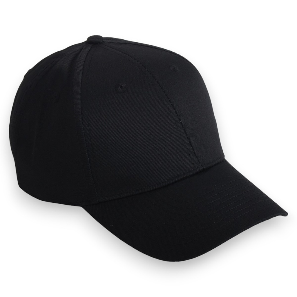 [CPTGC-NG] Gorra de gabardina con refuerzo (Negro)