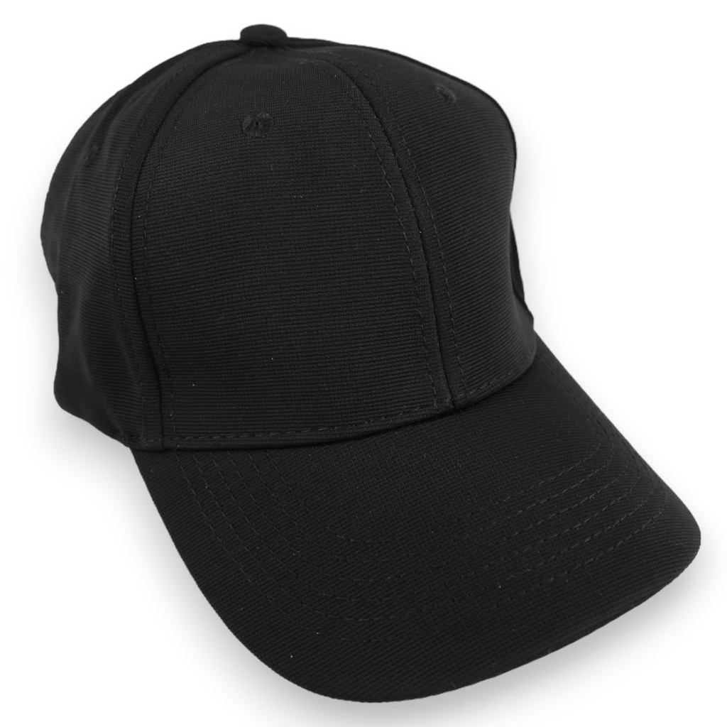 Gorra GCMCAPS spandex negra. Cerrada