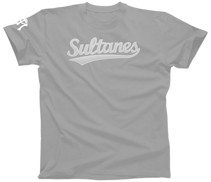 Playera cuello redondo adulto Sultanes con aplicación