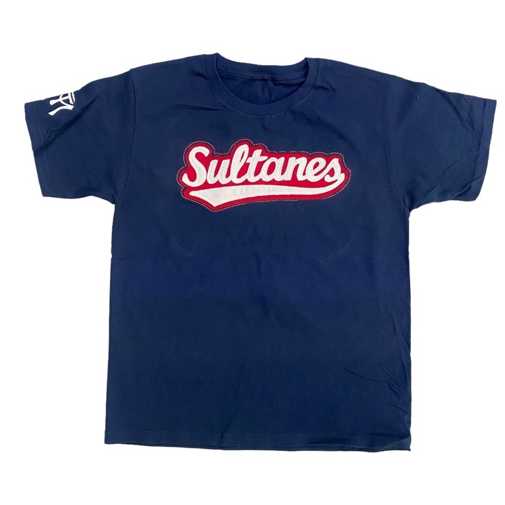 Playera cuello redondo juvenil Sultanes con aplicación