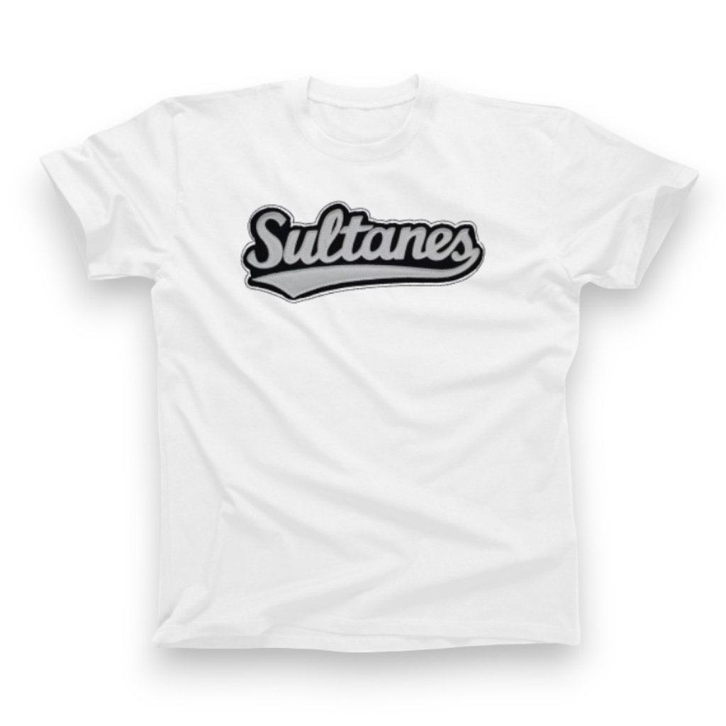 [SP2255-BL/S] Playera cuello redondo adulto Sultanes con aplicación (CH)