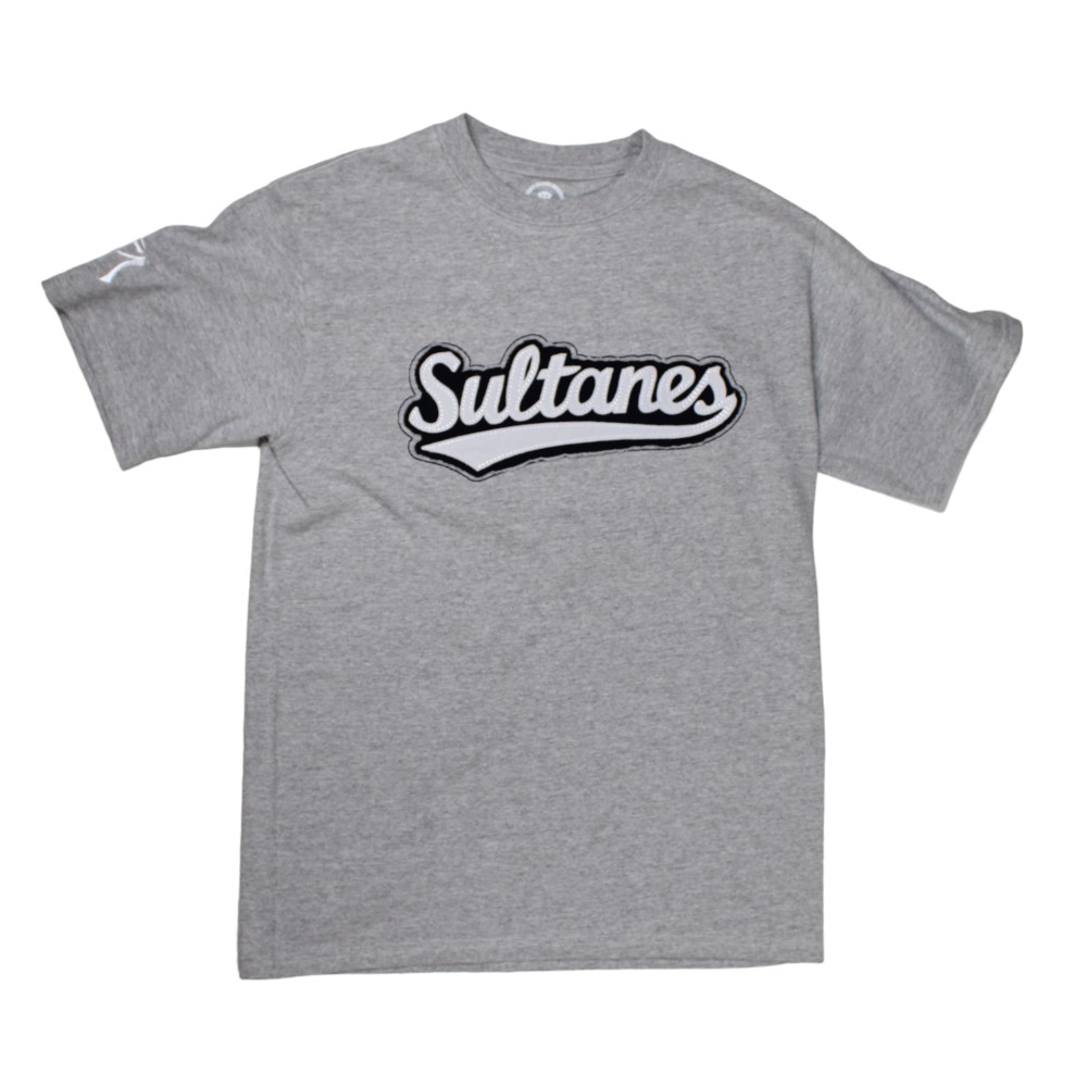 [SP2255-GR/S] Playera cuello redondo adulto Sultanes con aplicación (CH)