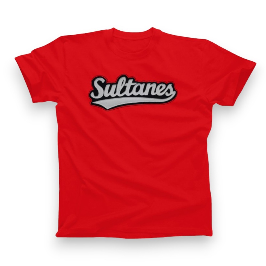 Playera cuello redondo adulto Sultanes con aplicación