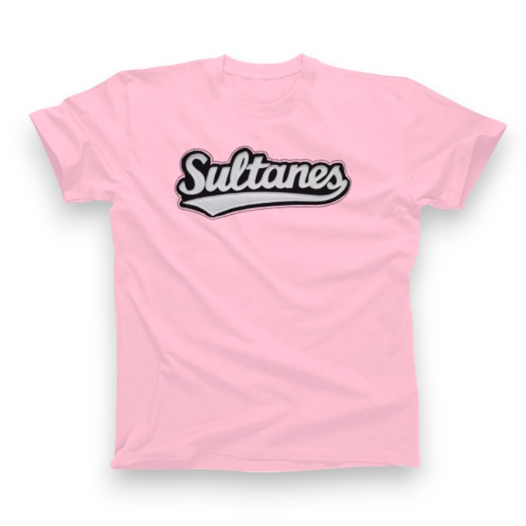 Playera cuello redondo adulto Sultanes con aplicación