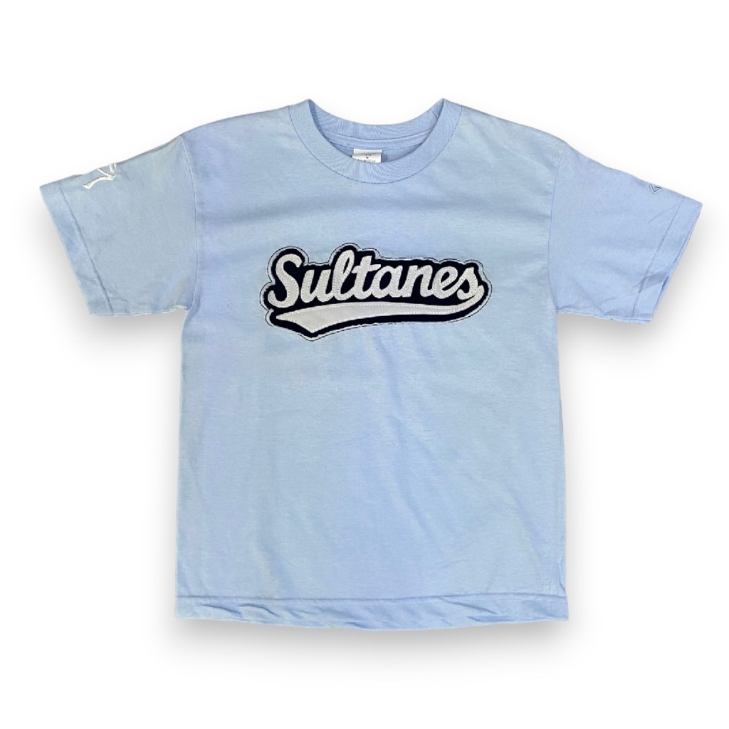 Playera cuello redondo juvenil Sultanes con aplicación