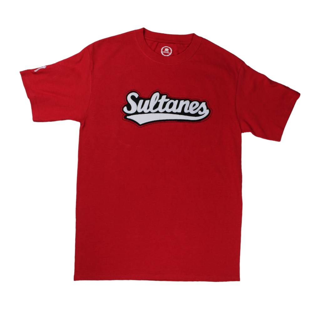 Playera cuello redondo adulto Sultanes con aplicación
