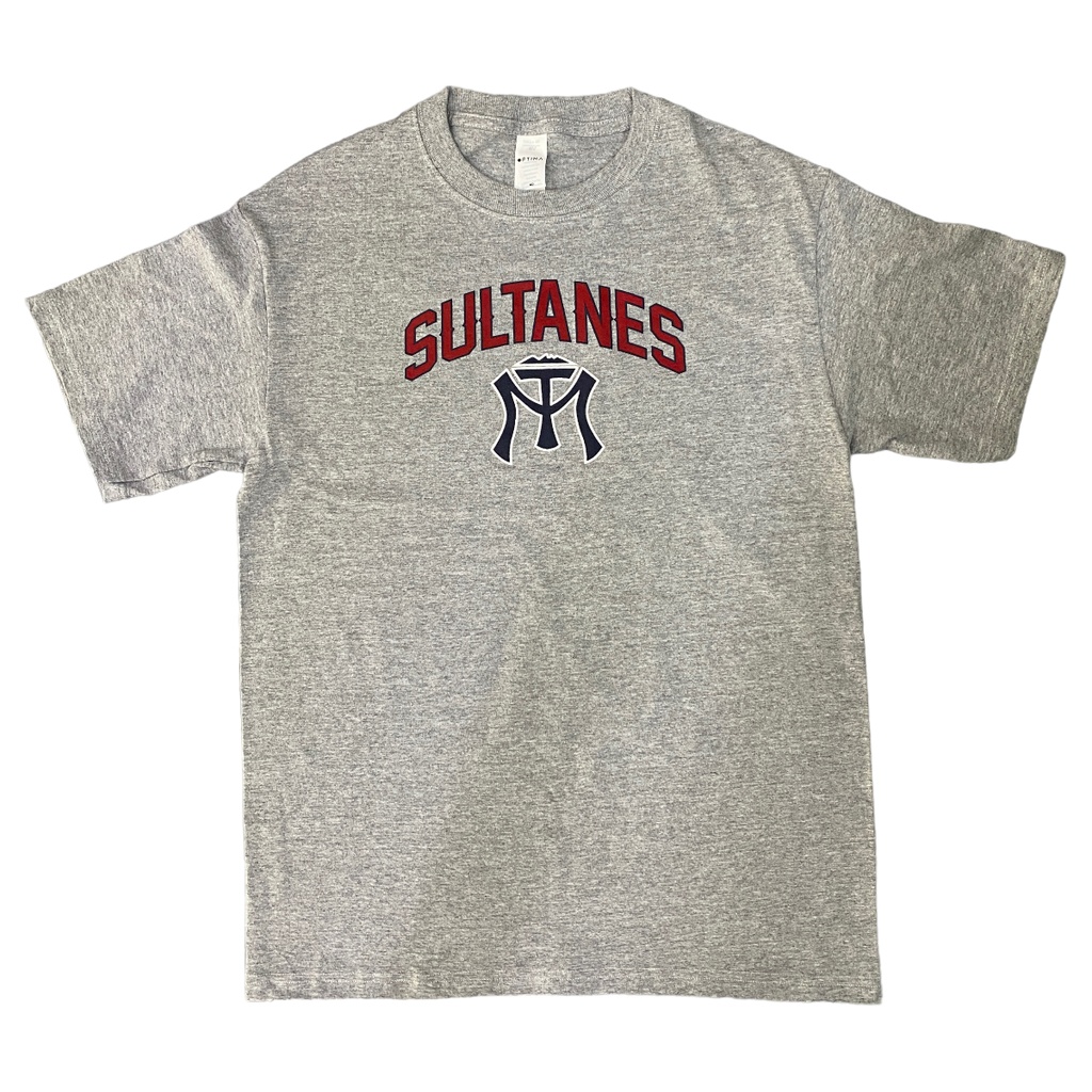 [SP2372-GR/S] Playera cuello redondo adulto Sultanes con estampado (CH)