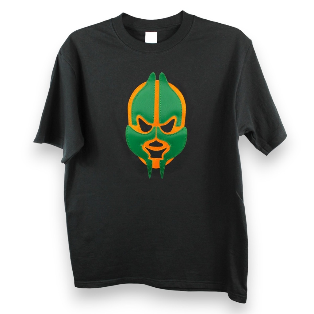 [MSK02-OMXANG-S] Playera con diseño Máscaras Luchador - No. 2 (CH)
