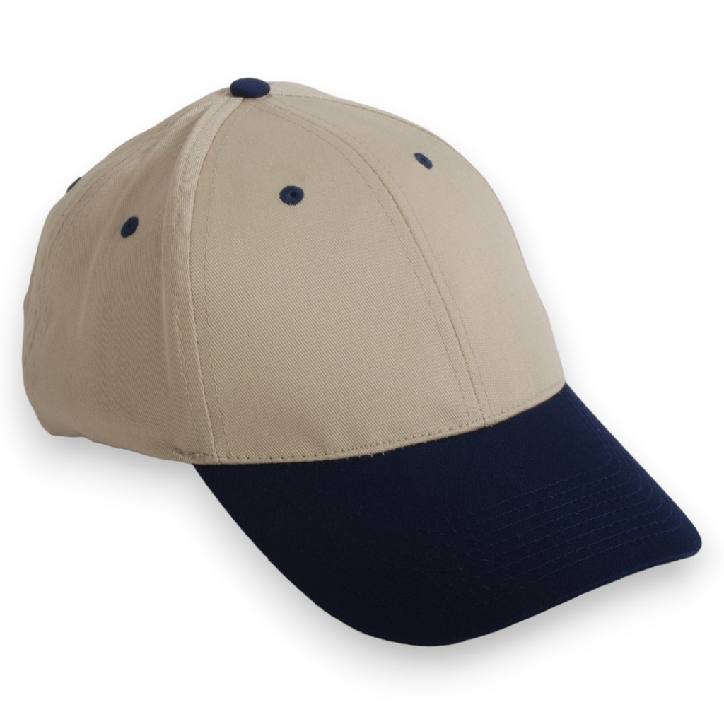 Gorra de gabardina con refuerzo. Broche velcro