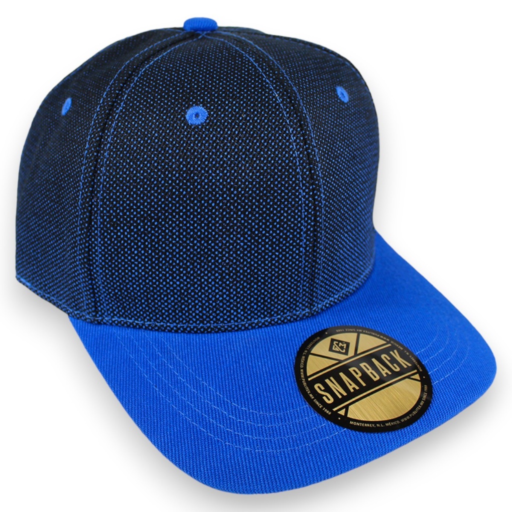 Gorra semiplana tejido difuminado. Broche plástico