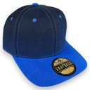 Gorra semiplana tejido difuminado. Broche plástico