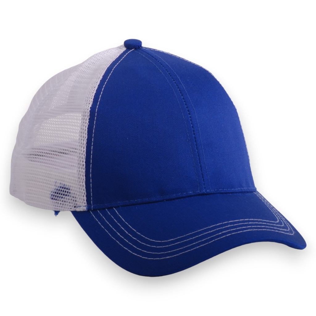 Gorra GCMCAPS gabardina con malla con refuerzo. Broche velcro