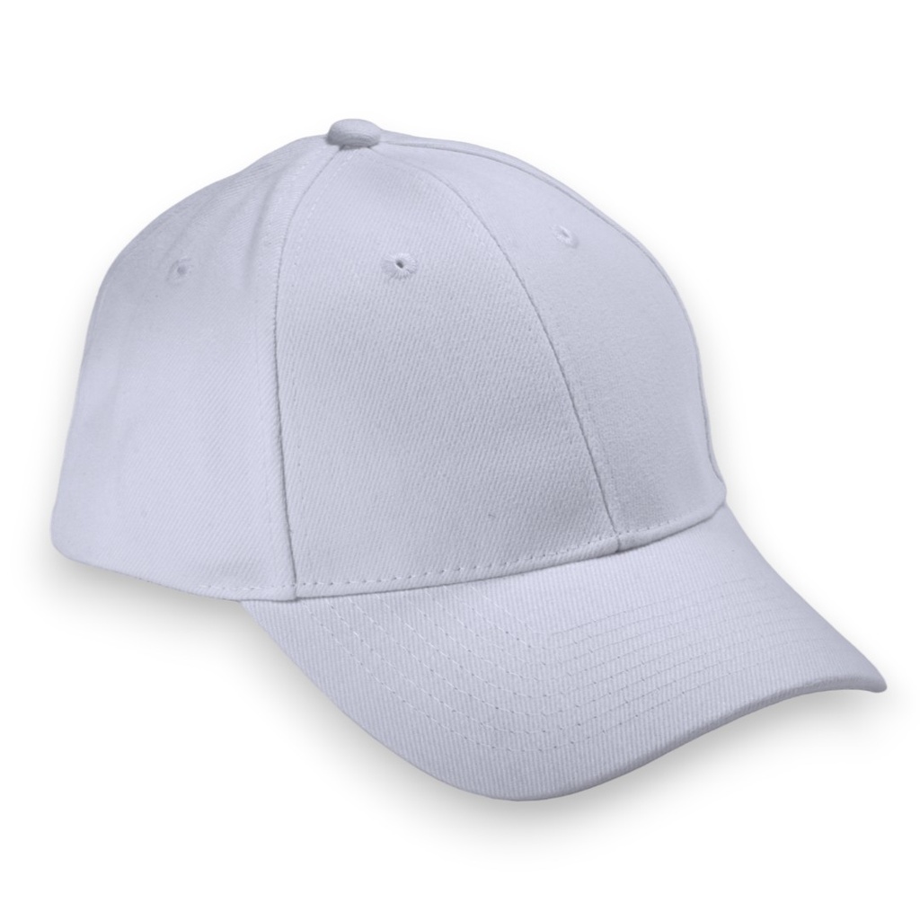 [GAPBGC-BL] Gorra NISSIN algodón peinado con refuerzo (Blanco)