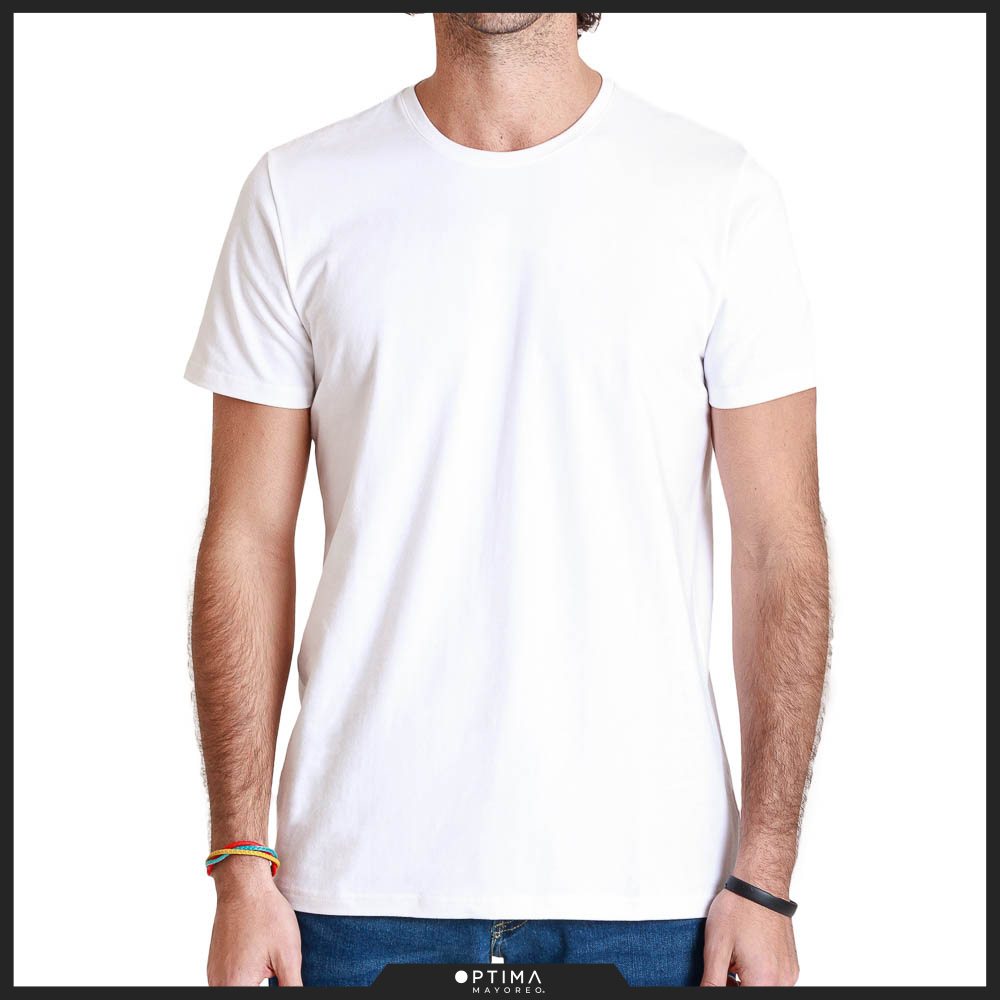 [OMXABL-S] Playera OPTIMA adulto c. red peso completo (32603) (Blanco, CH)