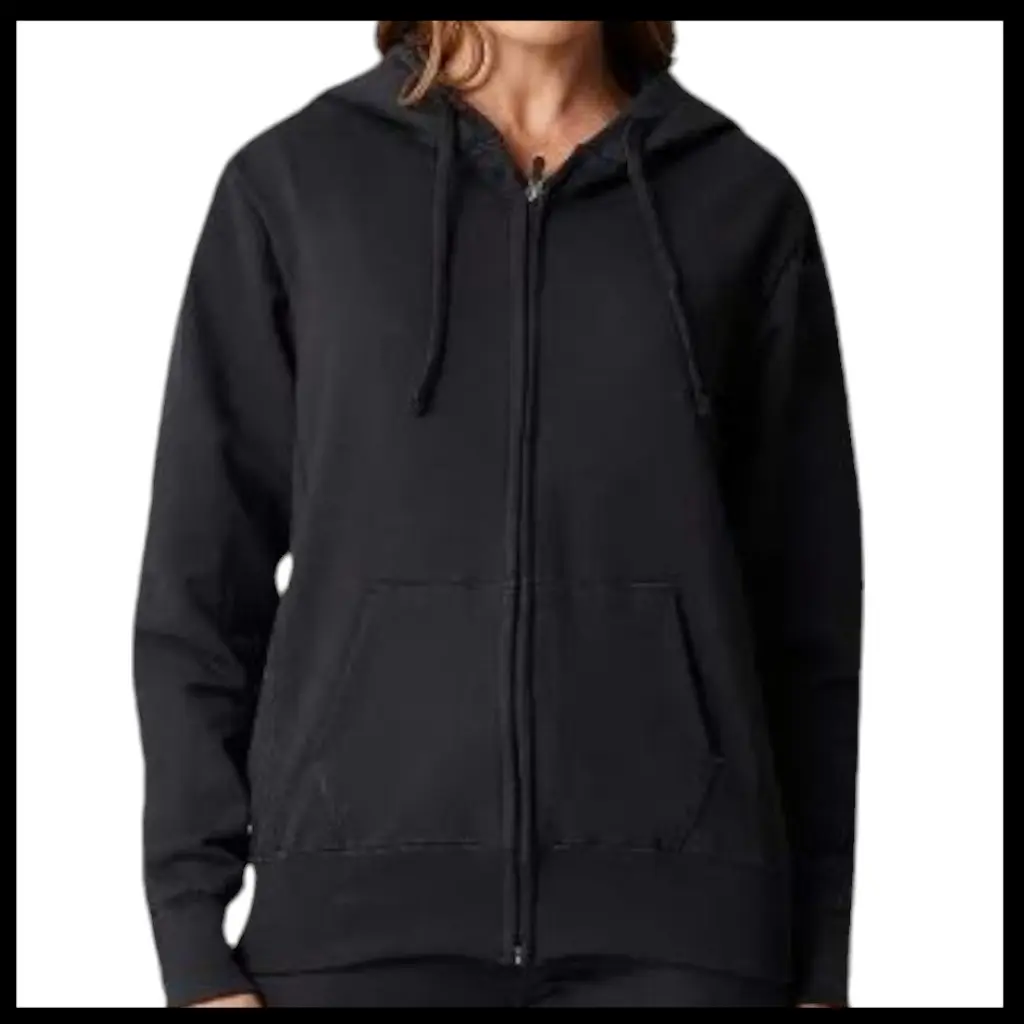 [ODCZRO-S] Sudadera OPTIMA dama capucha y zipper (Rojo, CH)