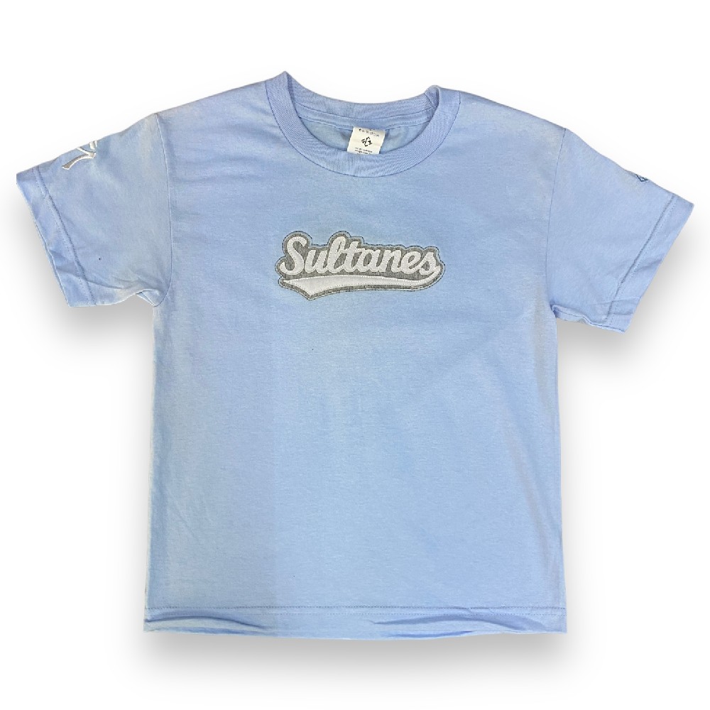 Playera cuello redondo juvenil Sultanes con aplicación