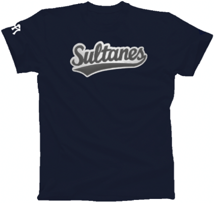 Playera cuello redondo adulto Sultanes con aplicación