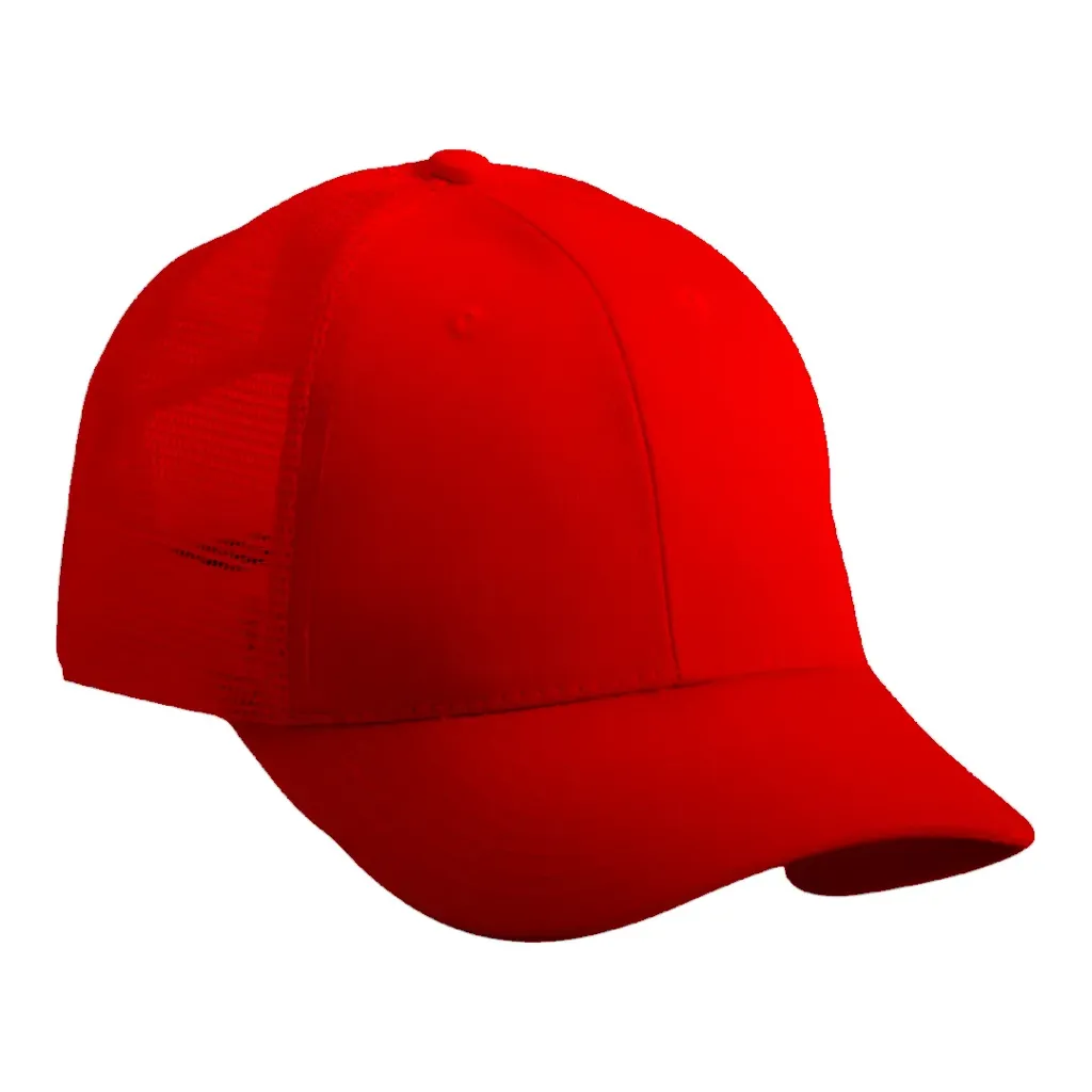 Gorra GCMCAPS gabardina con malla con refuerzo. Broche velcro