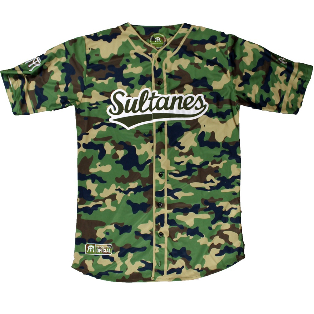 Camisola jersey ADULTO Sultanes dry fit camuflaje BORDADA