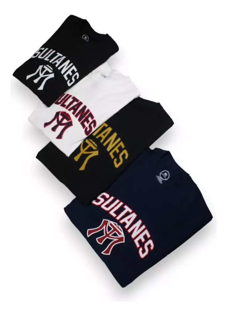 [4PACKSULTANES-S] 4PK Playeras Sultanes estampadas (CH)