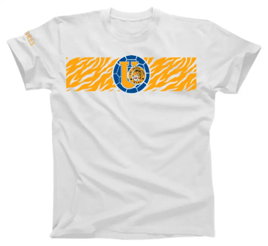 [TSP2450-PRBL/S] Playera TIGRES SOCCER UANL (Blanco, CH)