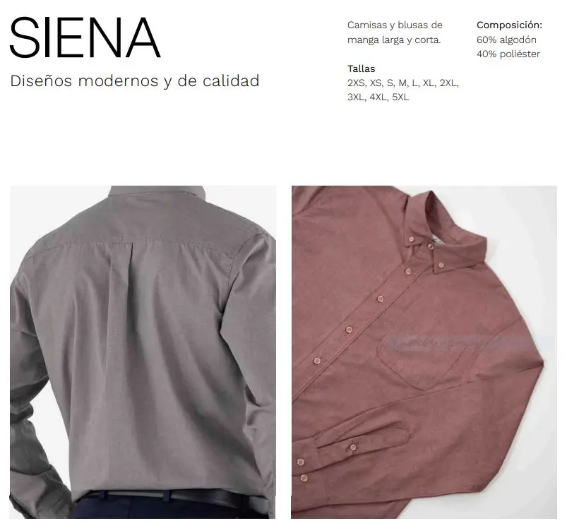 [DADSIINMC-S] Blusa tela Siena marca Dac (Indigo, CH, Manga corta)