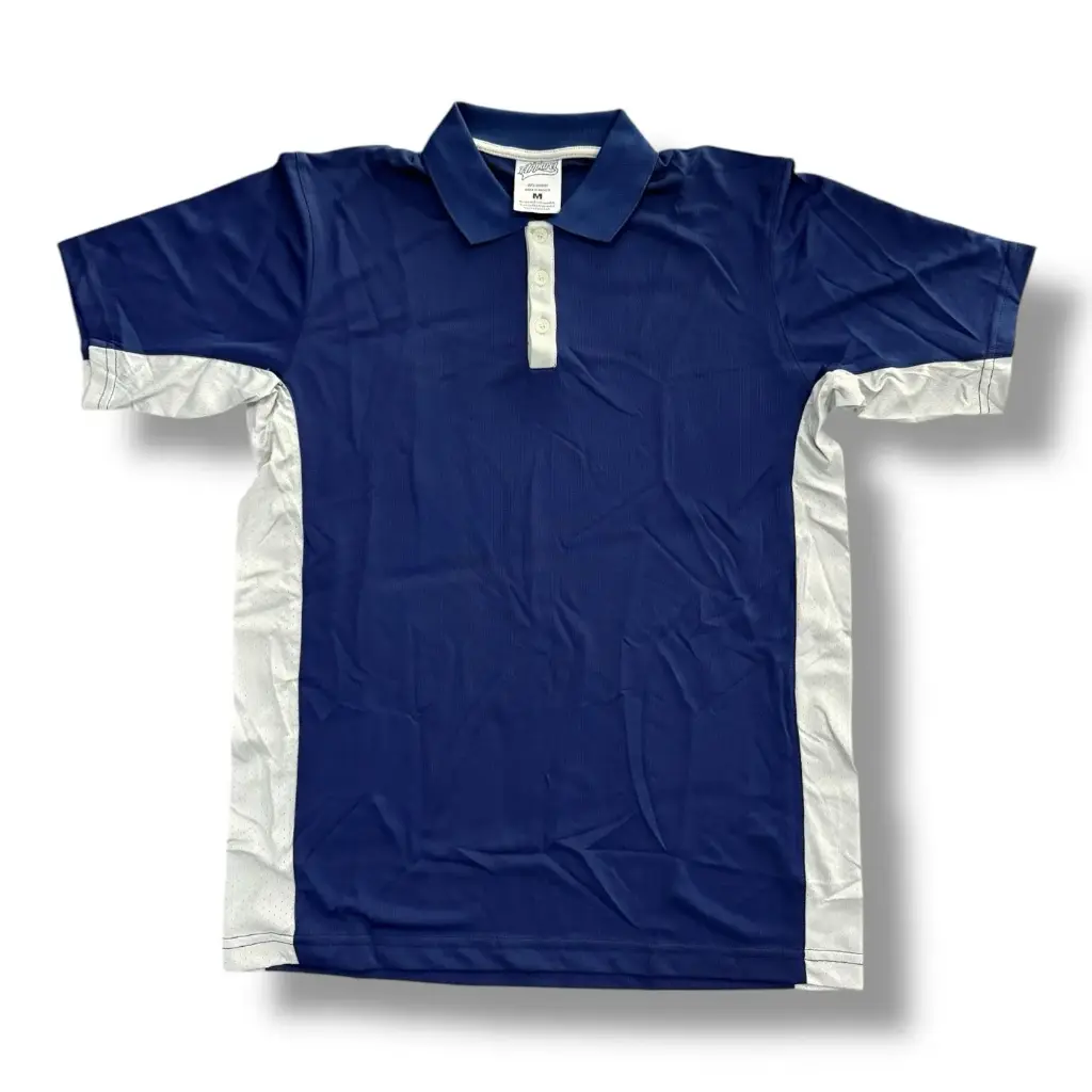 Playera tipo polo importada combinada