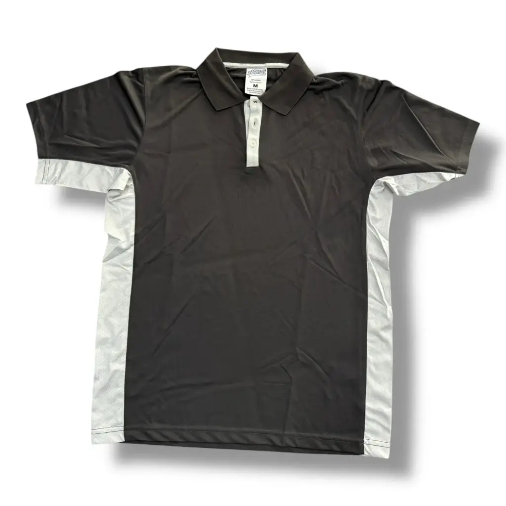 Playera tipo polo importada combinada