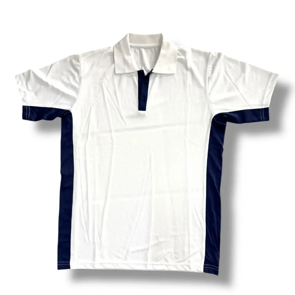 Playera tipo polo importada combinada