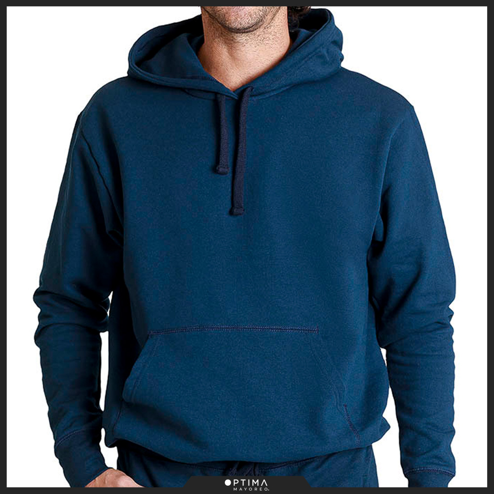 Sudadera OPTIMA adulto capucha y cangurera (38103) (Negro, CH)