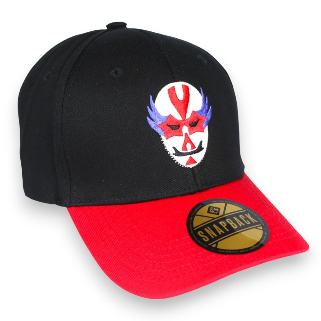 [MSK10-G22021-NG/RO] Gorra diseño Máscaras Luchador - No. 10