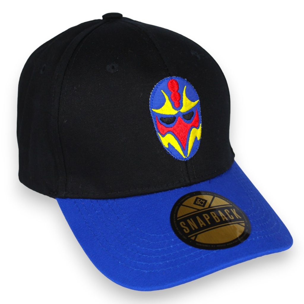 [MSK12-G22021-NG/AR] Gorra diseño Máscaras Luchador - No. 12