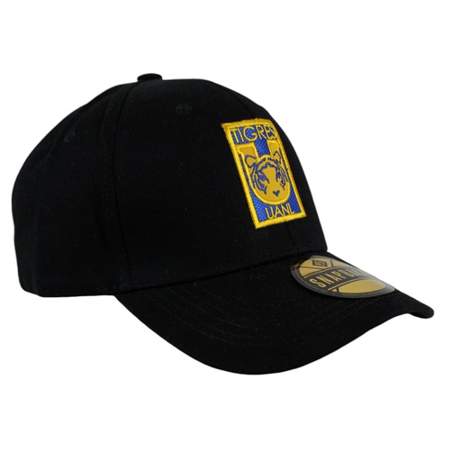 [TSG2407-021/NG] Gorra TIGRES UANL con escudo al centro