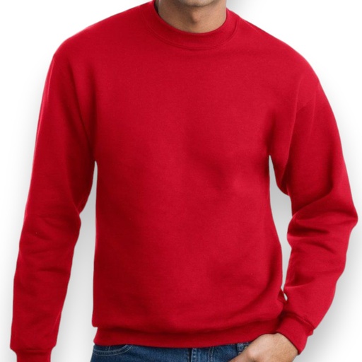 Sudadera Adulto Jerzees básica cuello redondo