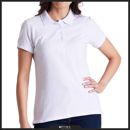 Playera tipo polo marca OPTIMA estilo dama (32626)