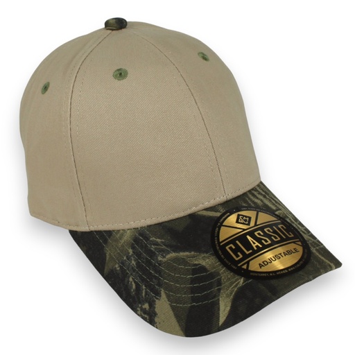 [G20019-KH/CA] Gorra gabardina camuflaje con khaki
