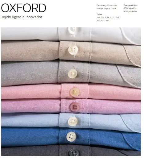 Camisa tela oxford marca Dac