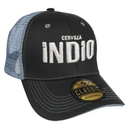 [CIG2023-007/NGR] Gorra bordado Indio bordado 3D 