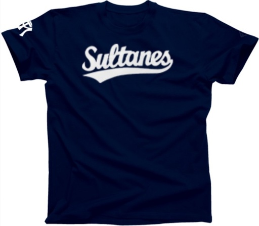 Playera cuello redondo adulto Sultanes con aplicación
